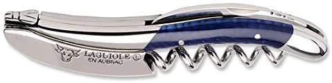 LAGUIOLE EN AUBRAC LSommelier Waiter's Corkscrew, Juma Lilas Handle, Wine Opener With Foil Cutter & Bottle Opener