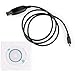TYT CP-06 Programming Cable with Software CD for TYT TH-9800 Mobile Radio Transceiver Black