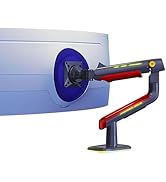 NB ERGONOMIC Braço de monitor de jogos para monitores planos/ultralargos/curvos de 32 a 60 polegadas, resistente Moni...