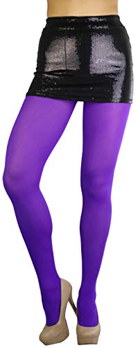 Image of ToBeInStyle Women's Nylon Solid Opaque Pantyhose Tights