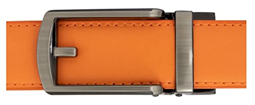 Leather Ratchet Belt for Women, Trim to Fit 18