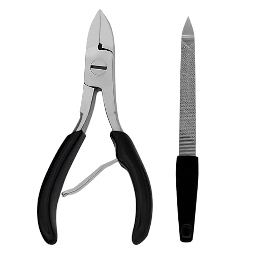 ASM Toe Nail Clippers for Thick Nails Ingrown Treatment Cutter - Heavy Duty Nail Clippers for Thick Toenail Clipper & Fingernail Trimmer - Perfect Christmas Gifts for Women & Men