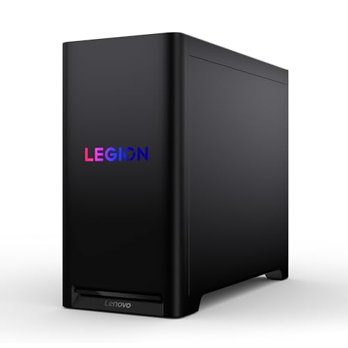 Image of Lenovo Legion Tower 5-2026 - Gaming Desktop - AMD Radeon RX 9070 XT - Ryzen 7 7800X3D - 32GB Memory - 1TB Storage - Windows 11 Home - Eclipse Black - Free 3 Months PC Game Pass