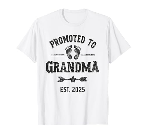 Promocionado a la abuela 2025 Grandma Est 2025 Pronto será abuela Camiseta