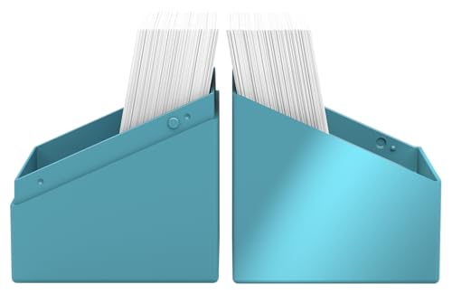 Image of Ultimate Guard Boulder Solid 100+, Deck Case for 100 Double-Sleeved TCG Cards, Turquoise, Secure & Durable Storage for Trading Card Games, No Transparency