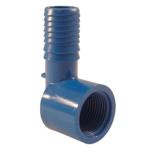 Apollo Blue Twister 3/4 in. Insert x 3/4 in. Dia. FPT Acetal for Pressure Applications Elbow