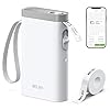 Nelko Label Maker Machine with Tape, P21 Bluetooth Label Printer, Wireless Mini Label Makers with Multiple Templates for School Office Home, White