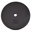 Yes4All Standard 1″ Cast Iron Weight Plate – Ideal for Strength Training – Multiple Weight: 5LB to 25LB (Single & Set of 4)