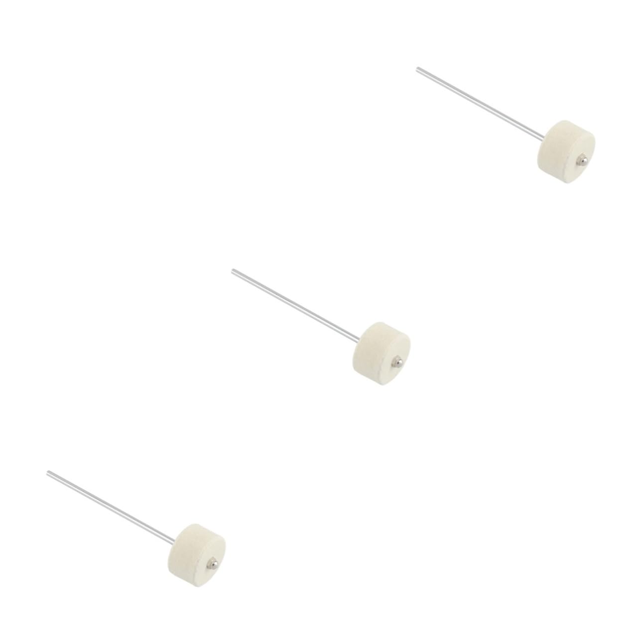 ibasenice 3pièces Pédale De Grosse Caisse Avec Tête Feutre Et Poignée Acier Inoxydable Accessoire De Percussion Pour Instruments De Musique