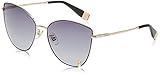 Furla Unisex SFU598 Sunglasses, Gold, 58, gold