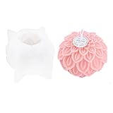 Nasturtium Ball Candle Silicone Mold Lotus Petal...