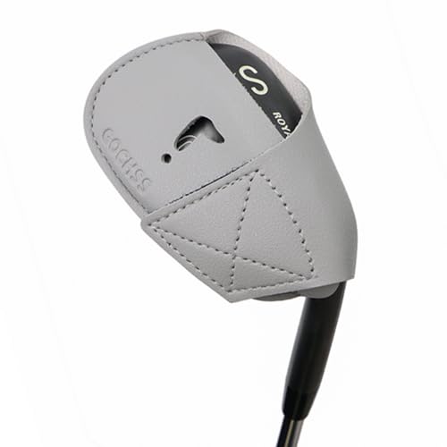 Image of I Golf Iron Headcovers 10pcs PU Fit Both Right-Handed Clubs Golf Club Protector for Titleist Callaway Ping Taylormade Fit More Brands Golf Iron. (Light Gray)