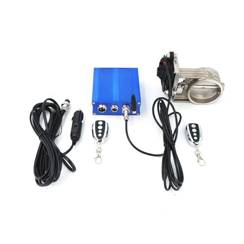 Vanne commande électrique coupure échappement 63mm avec pompe pour voiture
