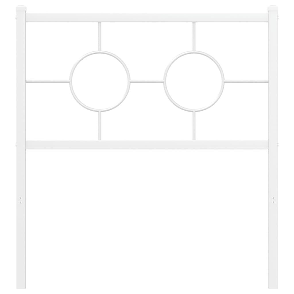 SYDE Cabecero de Repuesto de Acero Blanco 75 cm