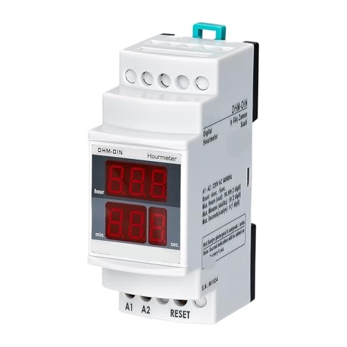 Compteur horaire électromécanique HDM-DIN 110VAC pour rail de commande