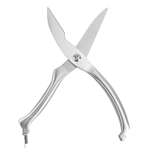 Alipis Home Use Heavy Duty Kitchen Shears Stainless Steel Poultry Scissors for Cutting Chicken Turkey Seafood Lobster and Bones Professional Kitchen Tools with Comfortable Grip