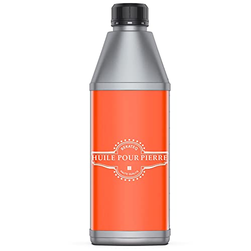 BEKATEQ BE-855 Huile pour pierre naturelle, artificielle, d'ardoise 1l incolore I Huile d'entretien & imprégnation pour l'intérieur & l'extérieur, la cuisine, terrasse, salle de bain, cave, le salon