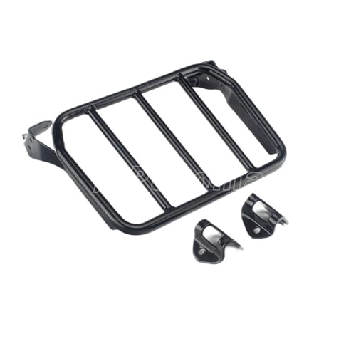 Porte-bagages arrière moto en acier chromé haut de gamme pour custom 2018-2020