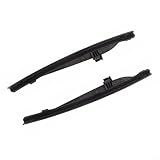 Jonikuper Par de protectores de borde de puerta delantera con tira amortiguadora para Ford Focus MK3 modelos 2010-2018, protectores de plástico de repuesto directo compatibles con