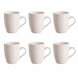 El set de 6 tazas mug para desayuno está recomendado para uso en la decoración de tu cocina, salón y comedor.