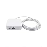 143w Power Adapter w/Ethernet for 24 inch M1 & M3 & M4 iMac A2439 A2438 A2873 A2290 A2388 A3247 A3137 D923-05141 Part Number 661-18536 661-18535