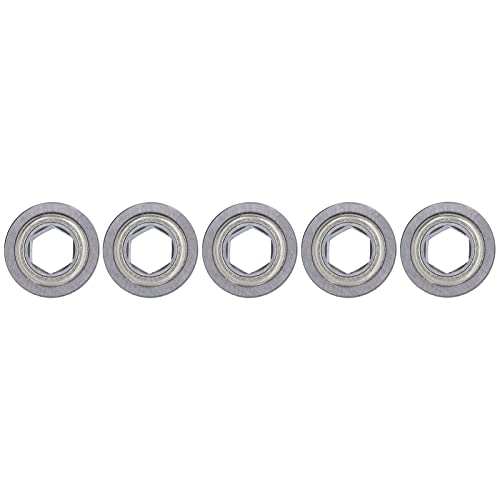 5 -stcs Flende Kogellagers Stalen Vetblokken met Stalen Conserven met Lagerlegering Flens Mouwlagers