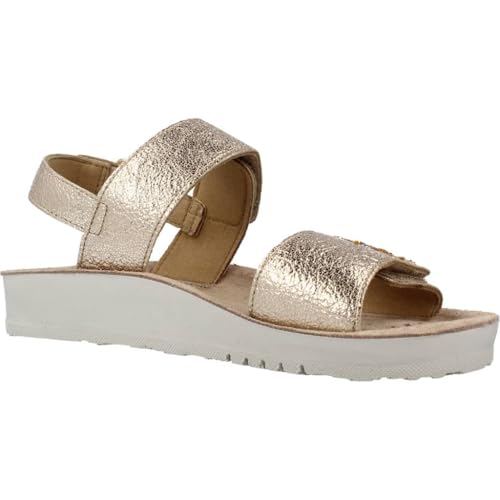 Geox Fille J Sandal Costarei Gi Sandales, Gold, 28 EU