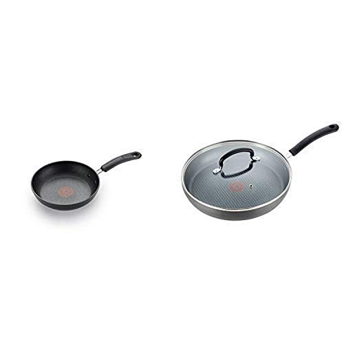 T-fal C5610264 8-Inch Fry Pan AND E76598 Ultimate Hard Anodized N...