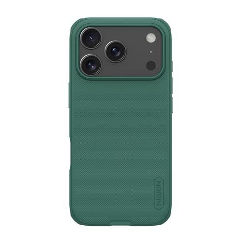 Coque iPhone 17 Pro vert étui de protection arrière givré anti-choc et rigide