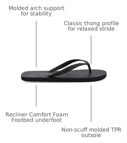 Image of Volcom Men's Volcomotion Flip Flop Sandals - Comfort Foam, Water-friendly Thong Sandal