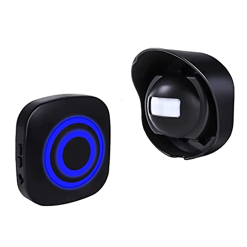 SiegenPro Bewegungsmelder Durchgangsmelder Alarm Katzenklingel Funkalarmanlage Set mit Plug-in-Empfänger und PIR Sensor Detektor für Zu Hause oder...