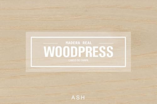 Cinta de chapa de madera de fresno preencolada para cantos de paneles MDF de 50 mm 7