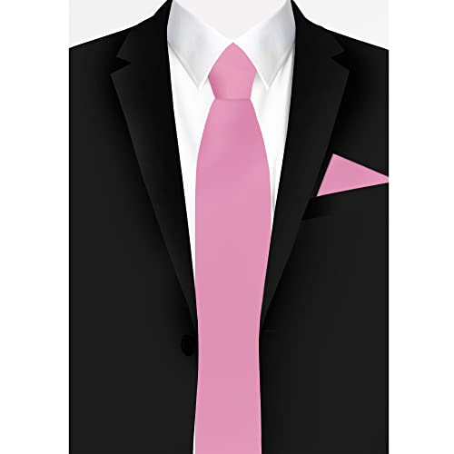 Image of Jacob Alexander Men's Pocket Square Solid Color Handkerchief