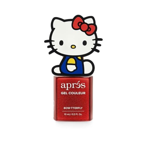 APRÉS x Hello Kitty® Cat Eye Gel Color Magnetic Gel Nail Polish (Bow-tterfly, 10ml)