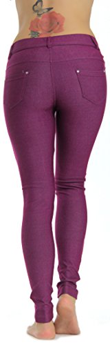Image of Prolific Health Women's Jean Look Jeggings Tights Slimming Many Colors Spandex Leggings Pants Capri S-XXXL