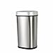 Inteligentny czujnik pojemnik na śmieci 40 l stal nierdzewna owalny inteligentny kosz na śmieci wiadro sanitarne, A, 40 l (372 * 303 * 620 mm)
