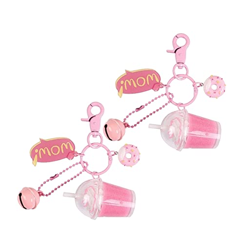 TENDYCOCO Boba Llavero Kawaii Bubble Tea Keychain Accesorios de Té de Boba Boba Té Llavero Té de...