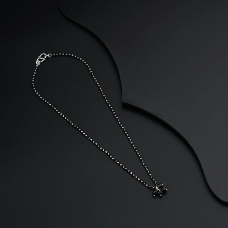 Image of House Of Aadyaa Handmade Silver Mangalsutra for Women | Made in 92.5 Silver | Silver Gifts for Women