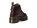 Dr. Martens Womens Devon FLWR 2 Strap Boot, Dark Brown Grizzly, 8