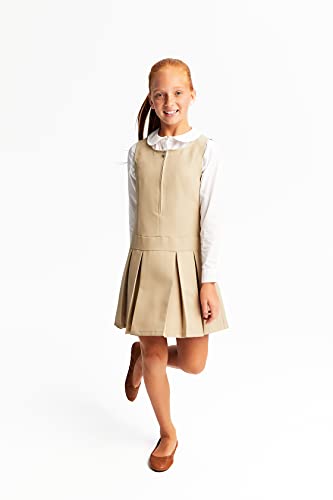 French Toast Big Girls' Long Sleeve Peter Pan Collar Blouse, White, 10 #TOP7