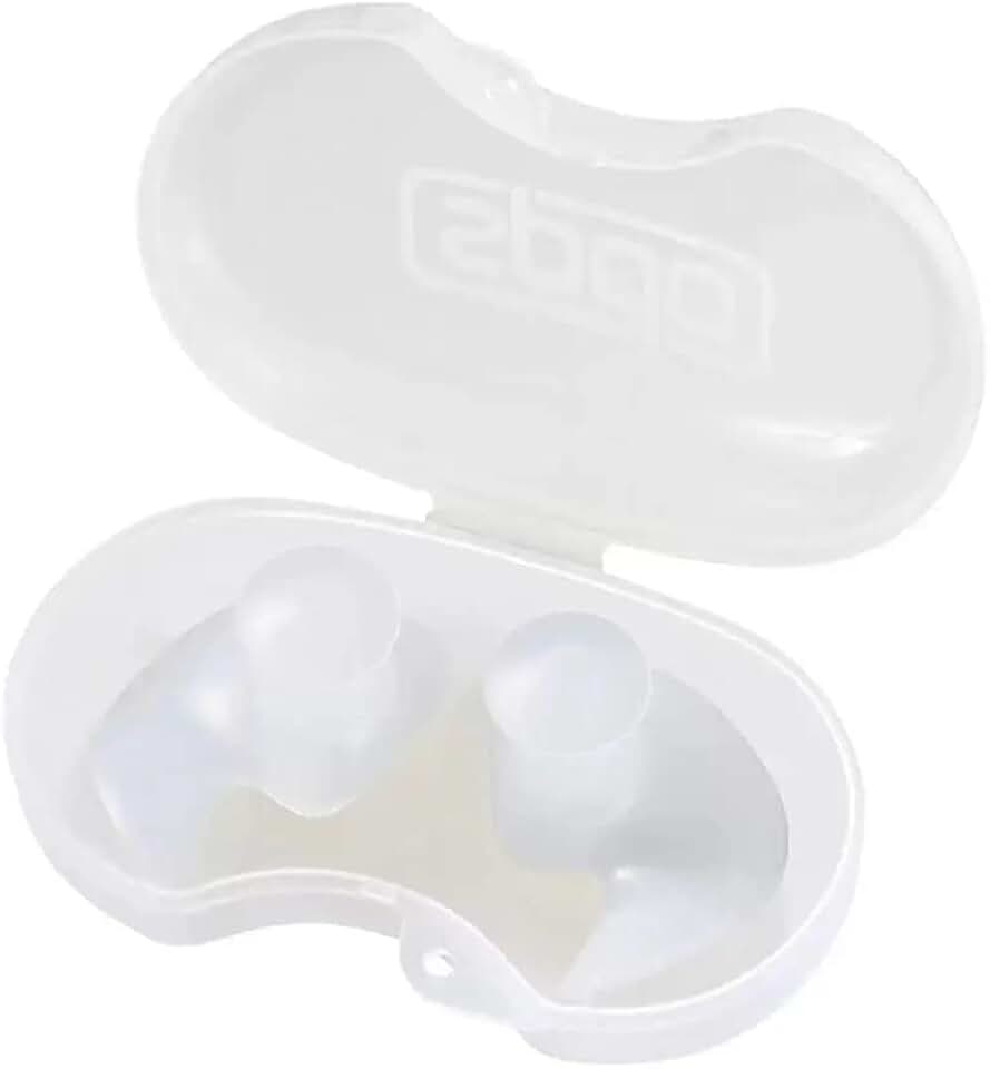 Protetor Auricular, Speedo, Moldado, Silicone Anatômico que Reduz Entrada de Água, Tamanho Único - Transparente