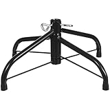 TOYANDONA Weihnachtsbaumständer Metall 35cm Rohrdurchmesser Lackierte Halterung für Künstlichen Weihnachtsbaum Stabile Baumfußhalterung mit Schraubbefestigung