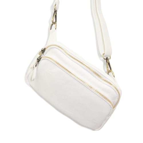 Image of Joy Susan Womens Fashion Purse Kylie Double Zip Sling Belt Bag