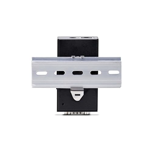 Image of StarTech.com 1-Port Serial to Ethernet Adapter, IP Serial Device Server for Remote RS232 Devices, Wall /DIN Rail, LAN to DB9, TAA