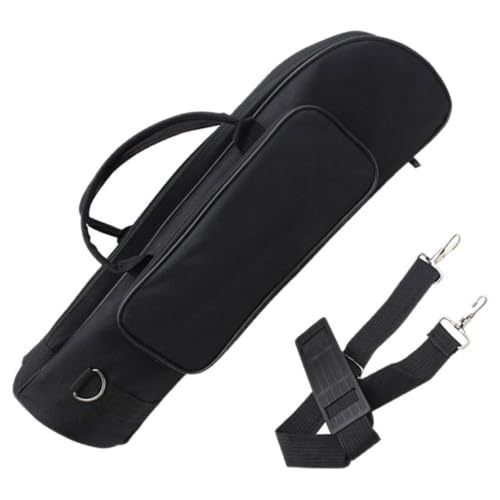 Sac à dos bandoulière unique noir pour le transport quotidien et le rangement de trompette