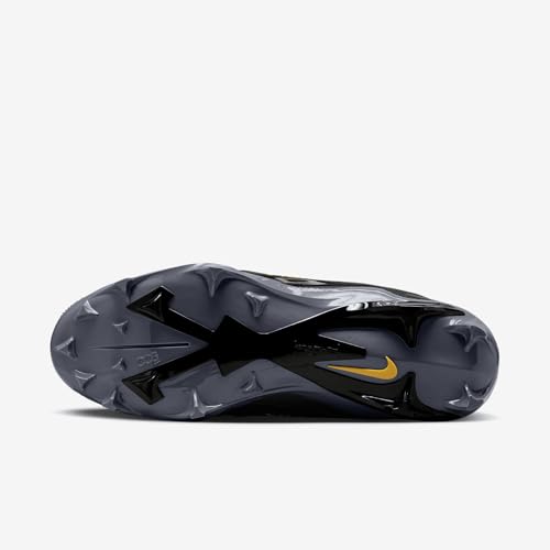 Nike Alpha Menace 4 Elite Saquon Barkley Football Cleats (HF4313-001, Black/Light Carbon) Size 8