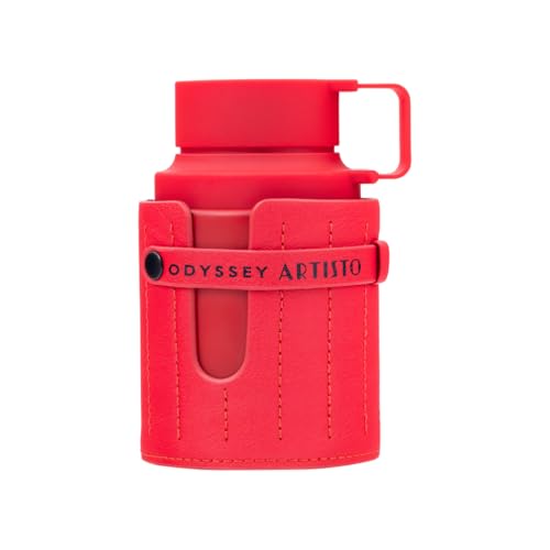 Catálogo de Perfume Red los 5 más buscados. 38 Armaf Odyssey Artisto The Red Edition – Woody, Sweet, Tropical, Warm Spicy – Eau de Parfum Spray Long-Lasting Fragrance for Unisex, 3.40 Ounce / 100 ml