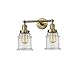 Innovations 208-BB-G182-LED 2 Light Vintage Dimmable LED Bathroom Fixture, Brushed Brass