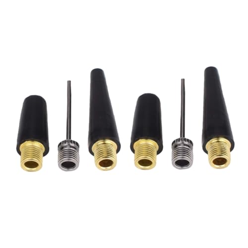 BESPORTBLE 2pcs Air Pump Needles Adapter for Sports Connectors for Basketball Soccer and Football Compact and Portable for Easy Inflation of and Tyres