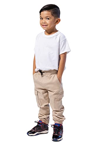 BROOKLYN ATHLETICS mens Twill Jogger Pants Soft Stretch Slim Fit Trousers